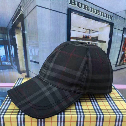 blue burberry cap